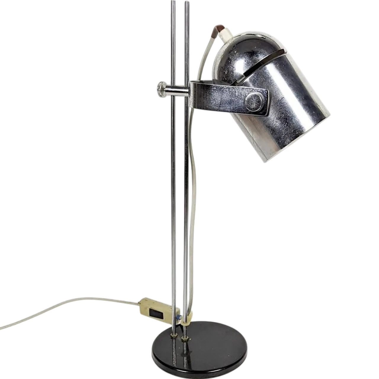 Chrome plated table lamp by Stanislav Indra for Lidokov, 1970s 6