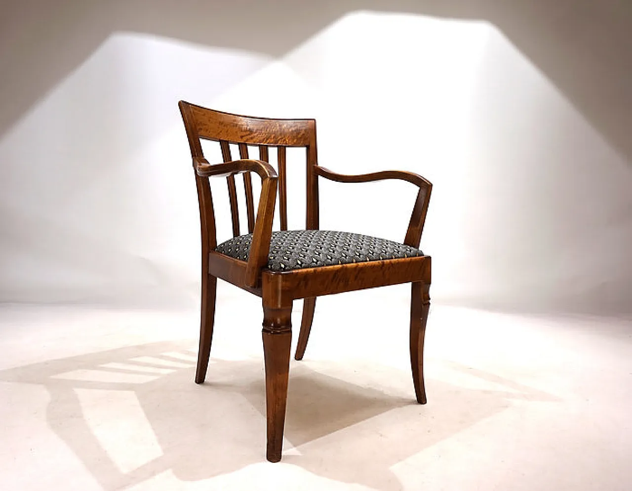 Wooden captain's armchair, 1930s 2