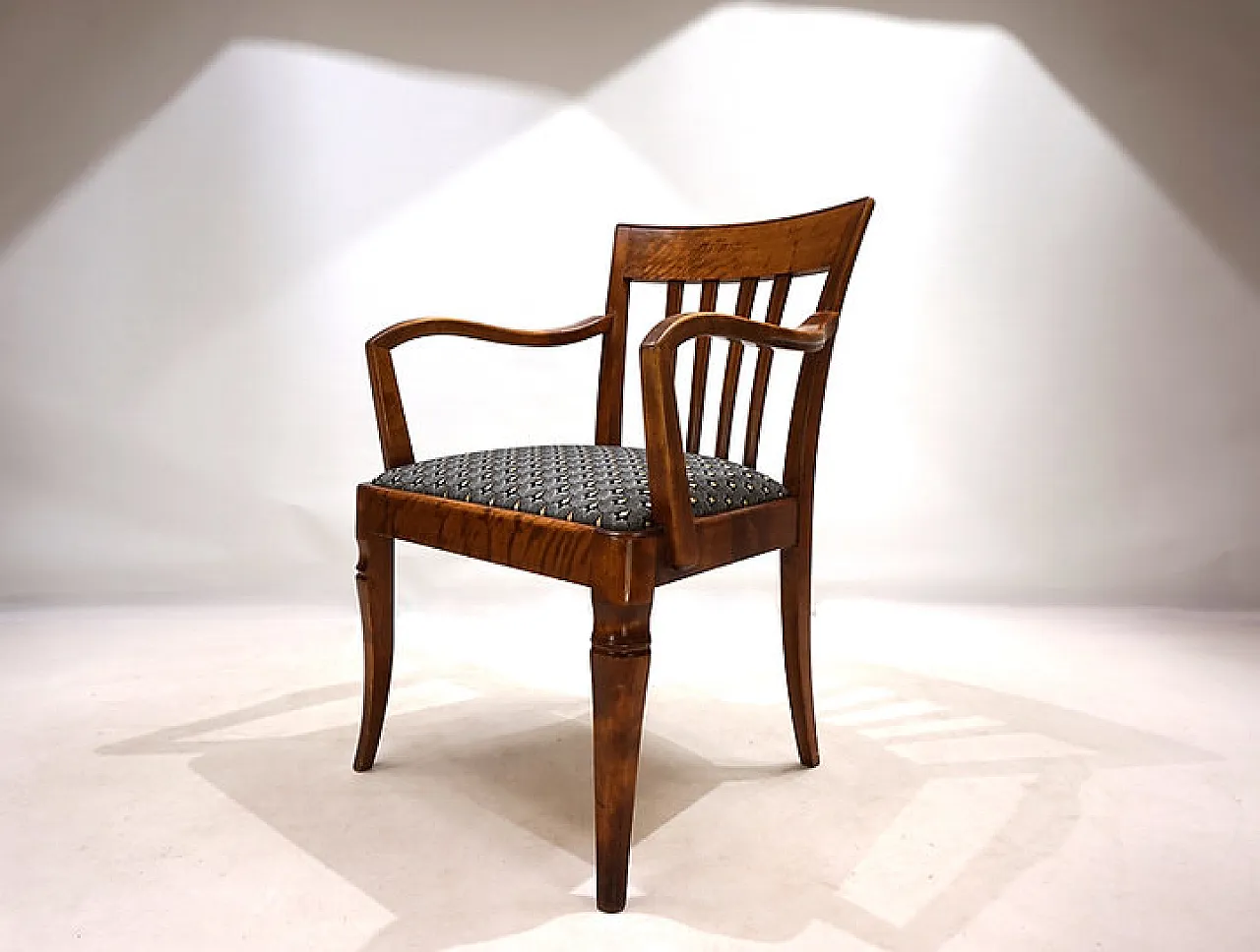 Wooden captain's armchair, 1930s 13