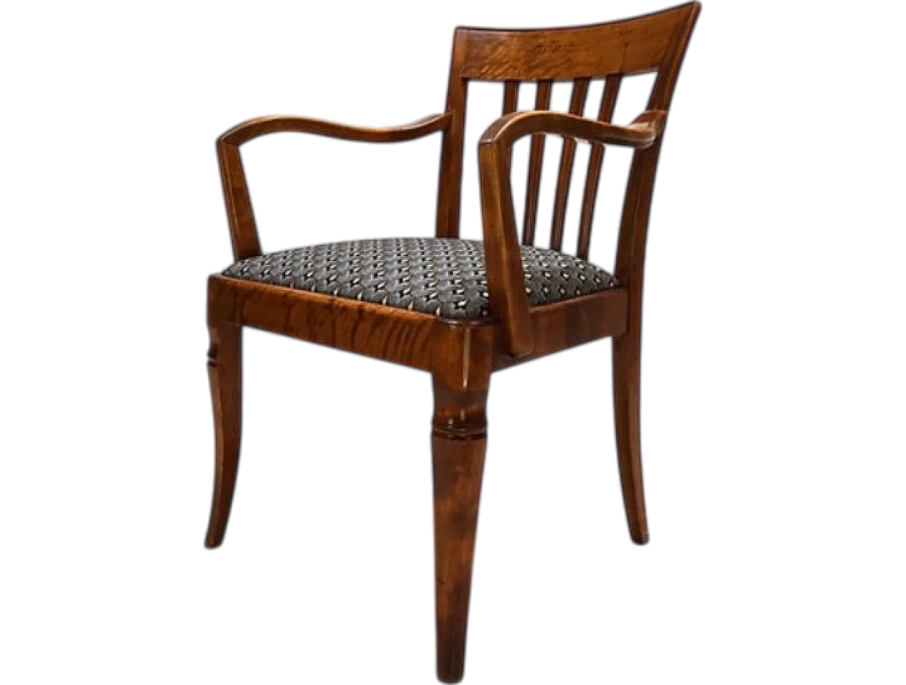 Wooden captain's armchair, 1930s 16