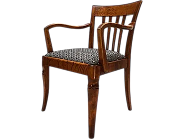 Wooden captain's armchair, 1930s