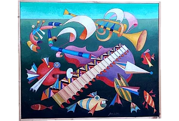 Sea and Music, oil on canvas, 1940s