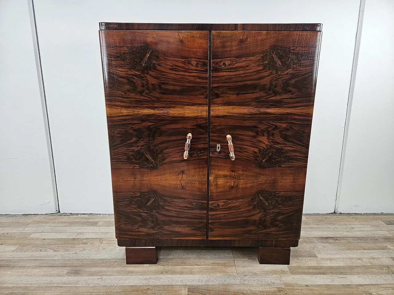 Sideboard Art Decò in Cuban mahogany, 30s 1