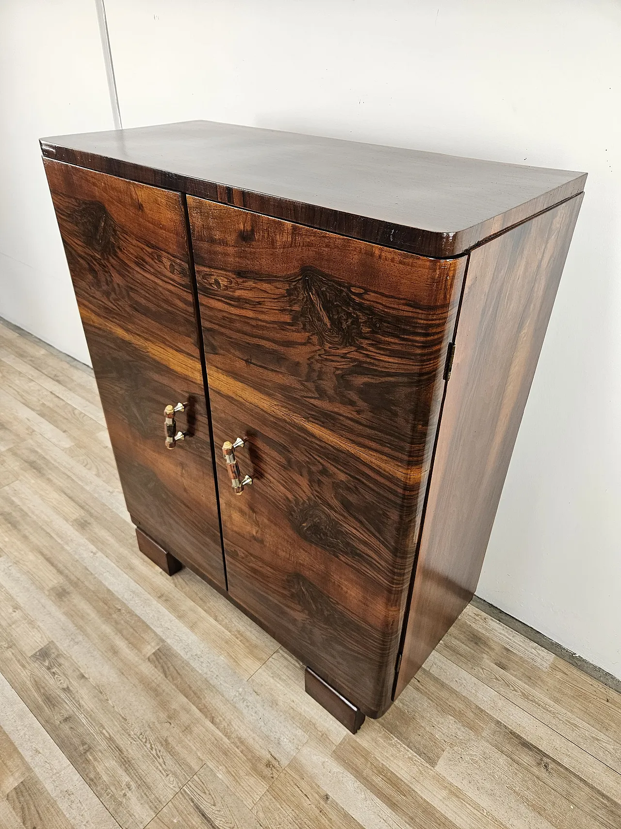 Sideboard Art Decò in Cuban mahogany, 30s 3