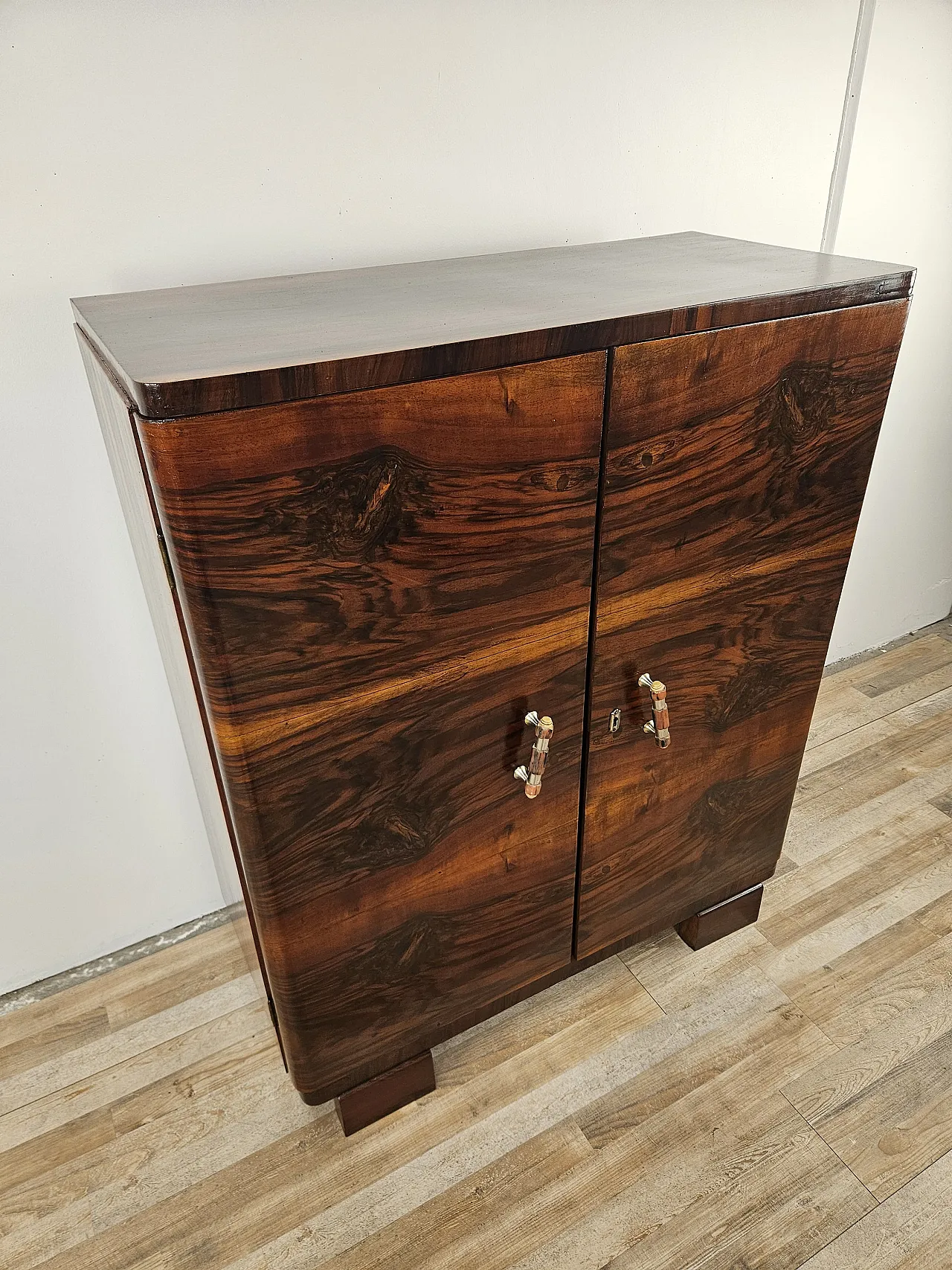 Sideboard Art Decò in Cuban mahogany, 30s 4