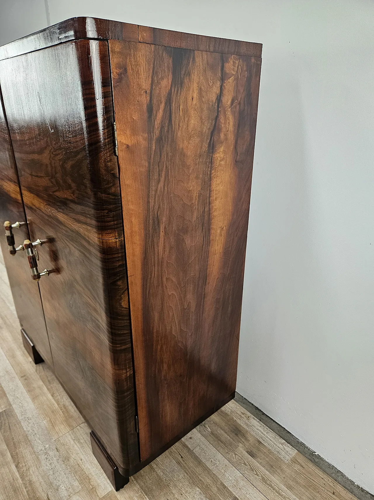 Sideboard Art Decò in Cuban mahogany, 30s 6