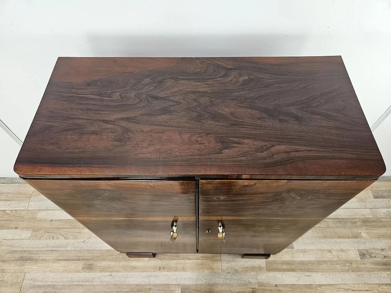 Sideboard Art Decò in Cuban mahogany, 30s 7