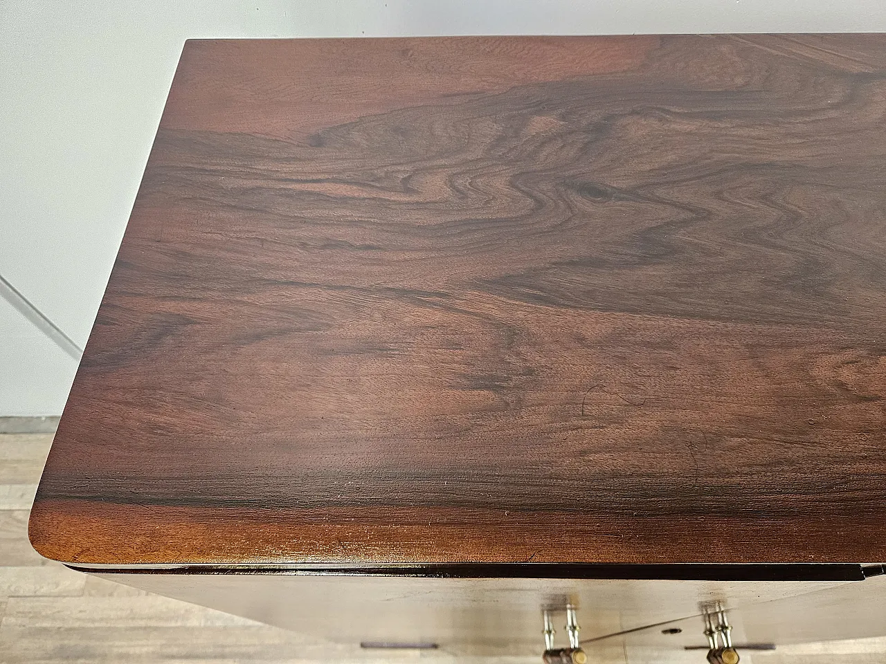 Sideboard Art Decò in Cuban mahogany, 30s 8