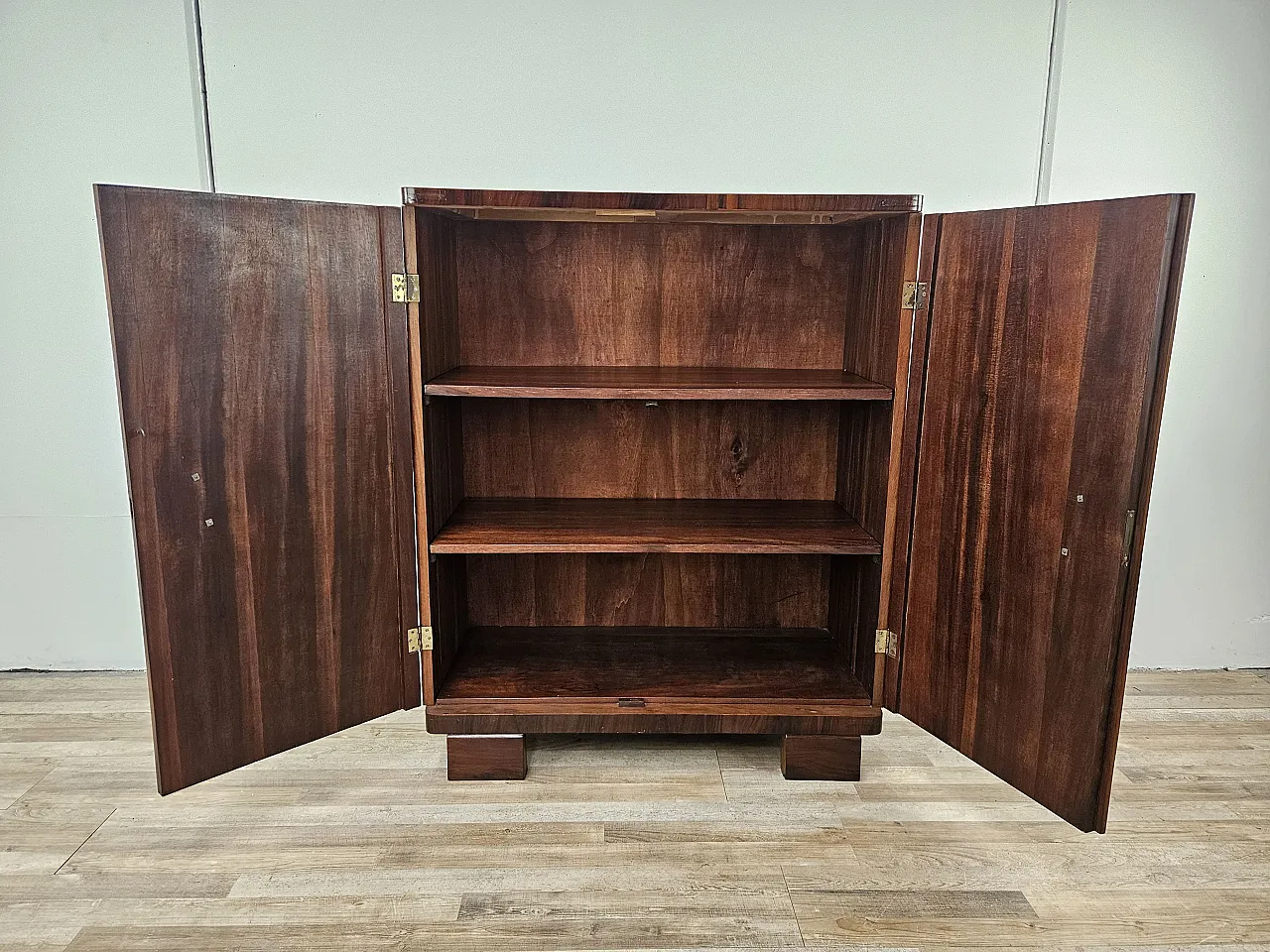 Sideboard Art Decò in Cuban mahogany, 30s 14