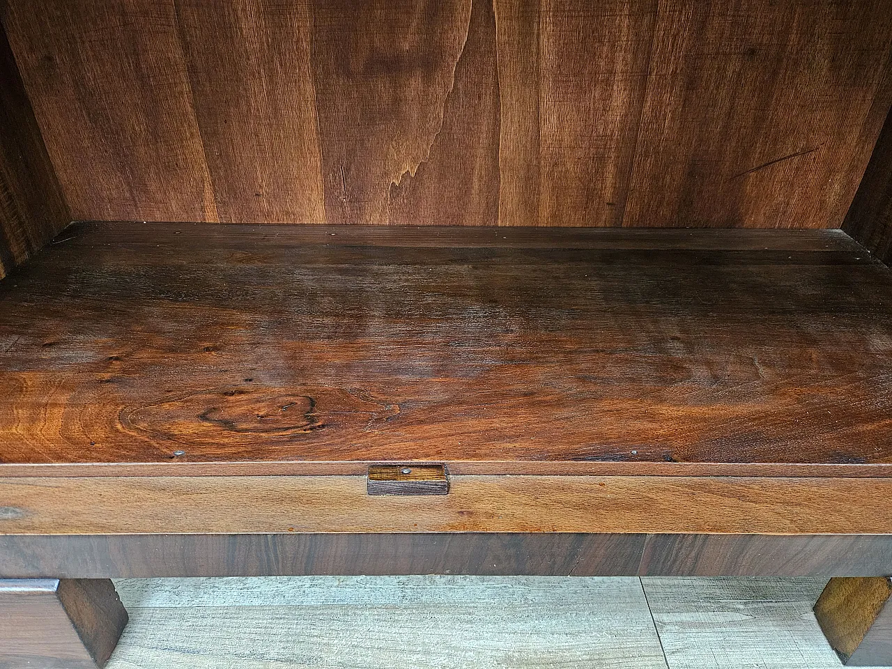 Sideboard Art Decò in Cuban mahogany, 30s 20