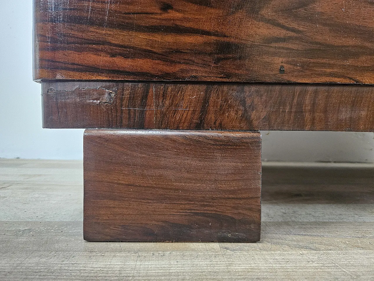 Sideboard Art Decò in Cuban mahogany, 30s 23