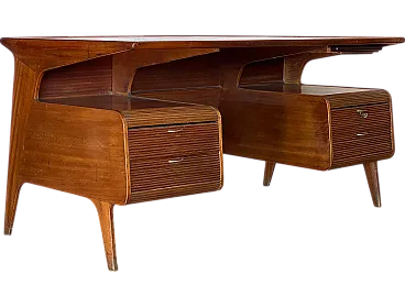 Guglielmo Ulrich's desk with roll drawers, 1940s