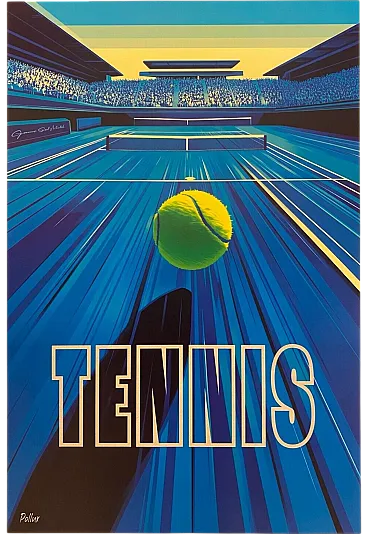 Pollux, 2020s - TENNIS - Original poster printed in offset