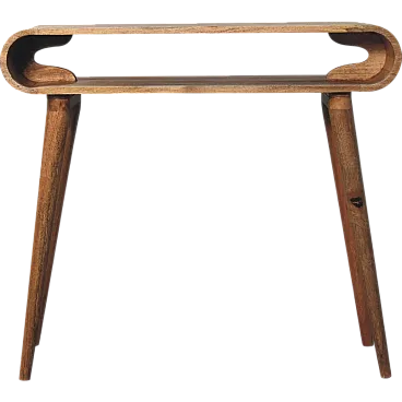 Console Table Amaya in solid wood oakish, 2000