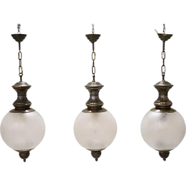 Three suspension lamps, 1960s