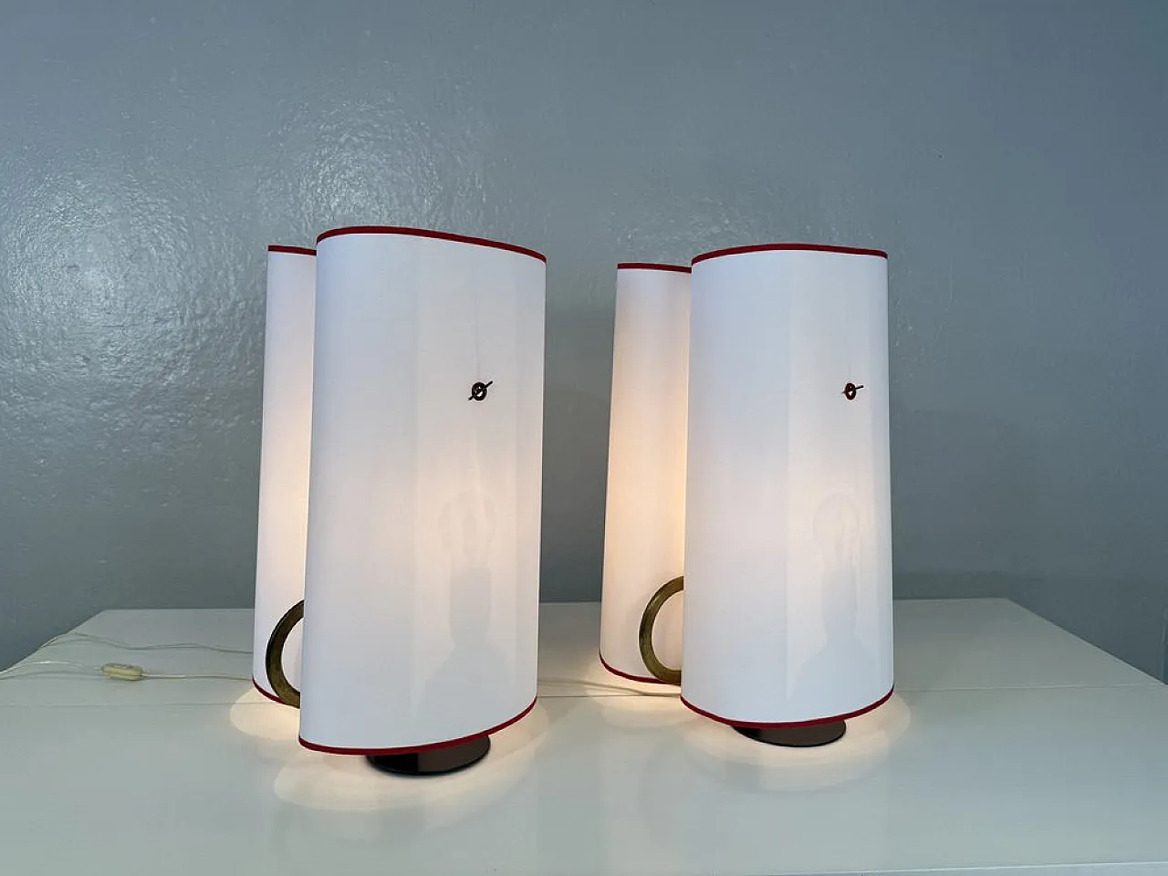 Abatina Table Lamps by Afra & Tobia Scarpa for Flos, 1980s, Set of 2 11