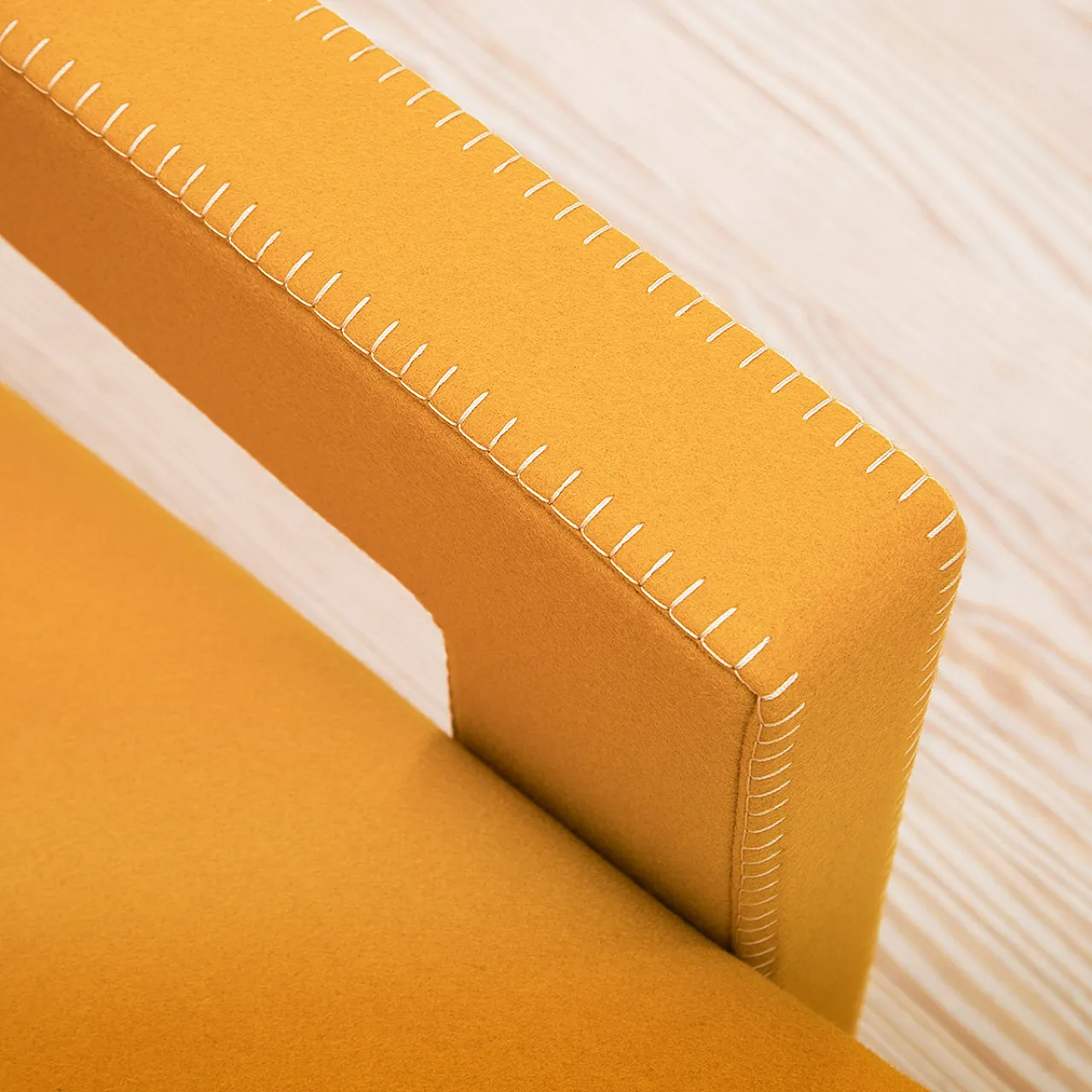 Cassina 637 Utrecht in yellow wool, 2000 10