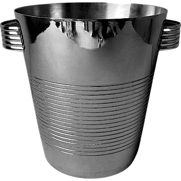 Stainless steel champagne bucket, 1950s