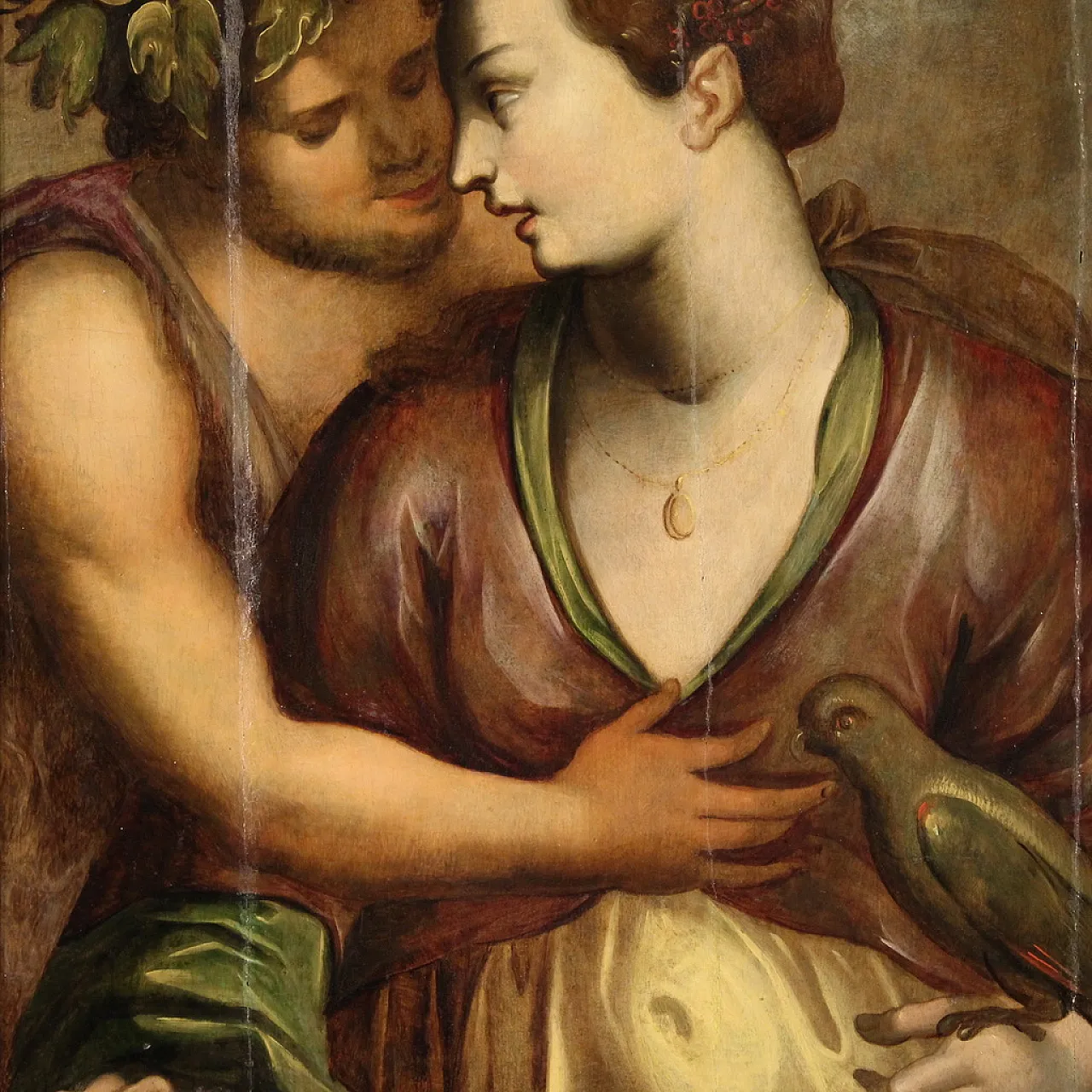 Bacchus and Ariadne, Flemish paiting, oil on canvas, 17th century 4