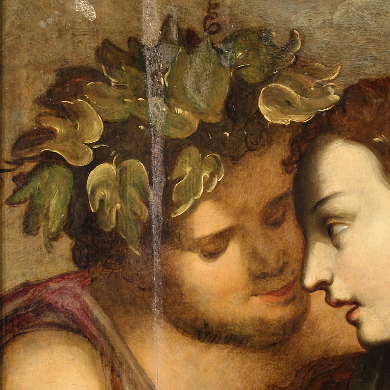 Bacchus and Ariadne, Flemish paiting, oil on canvas, 17th century 6