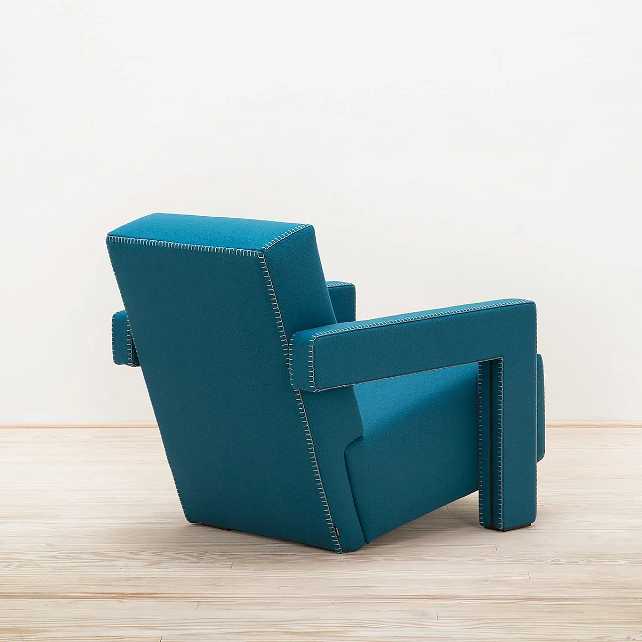 637 Utrecht by Cassina turquoise wool, 2000 2