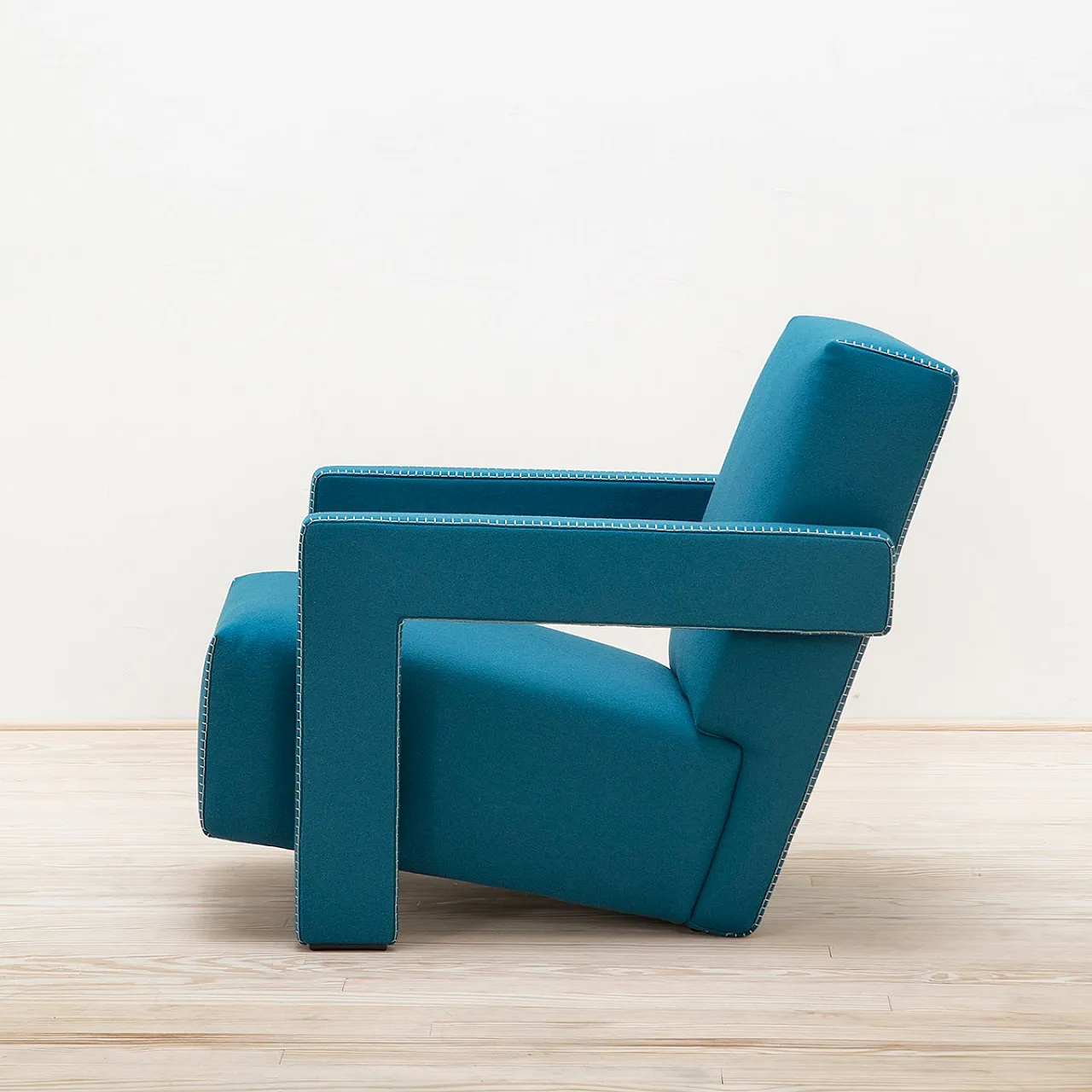 637 Utrecht by Cassina turquoise wool, 2000 6