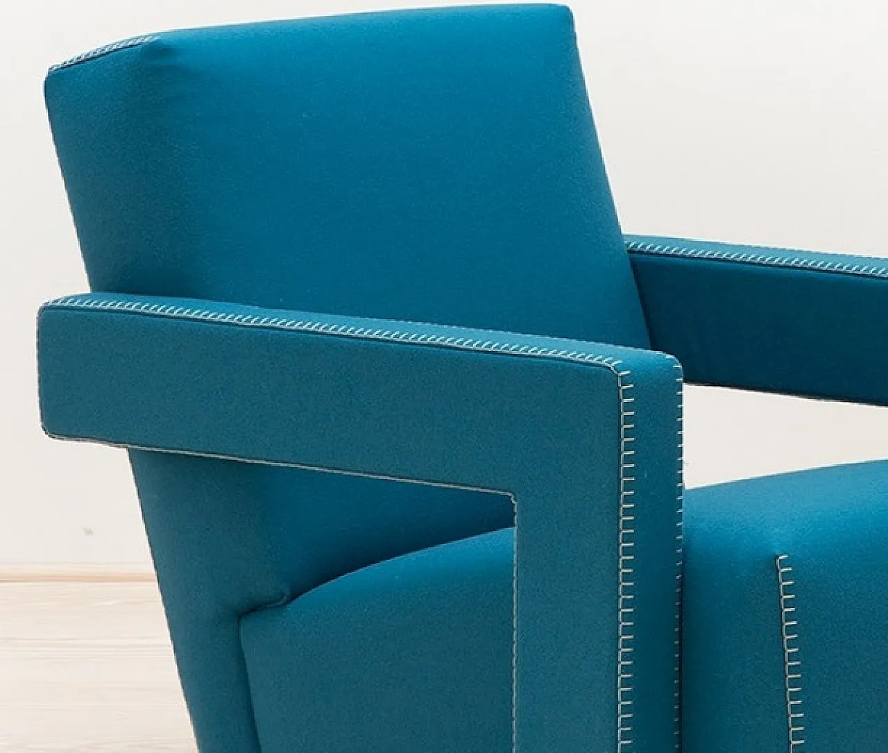 637 Utrecht by Cassina turquoise wool, 2000 11