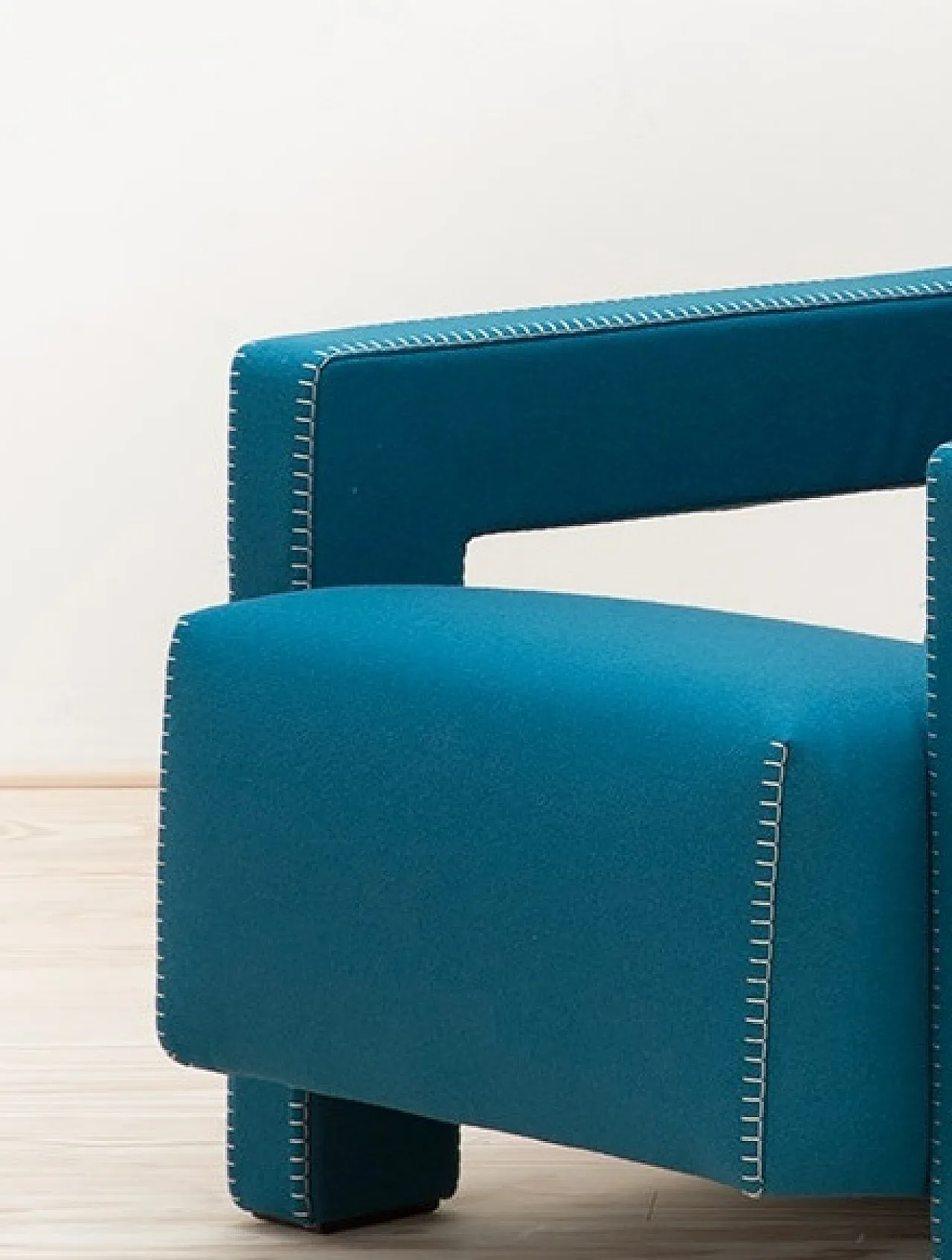 637 Utrecht by Cassina turquoise wool, 2000 13