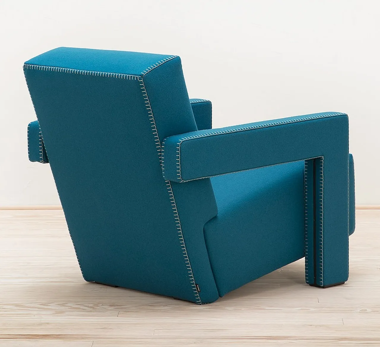 637 Utrecht by Cassina turquoise wool, 2000 14