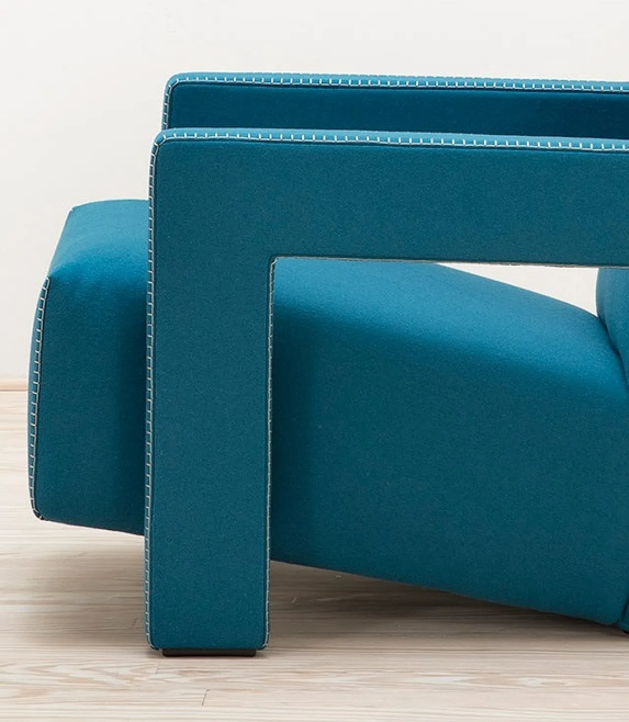 637 Utrecht by Cassina turquoise wool, 2000 16