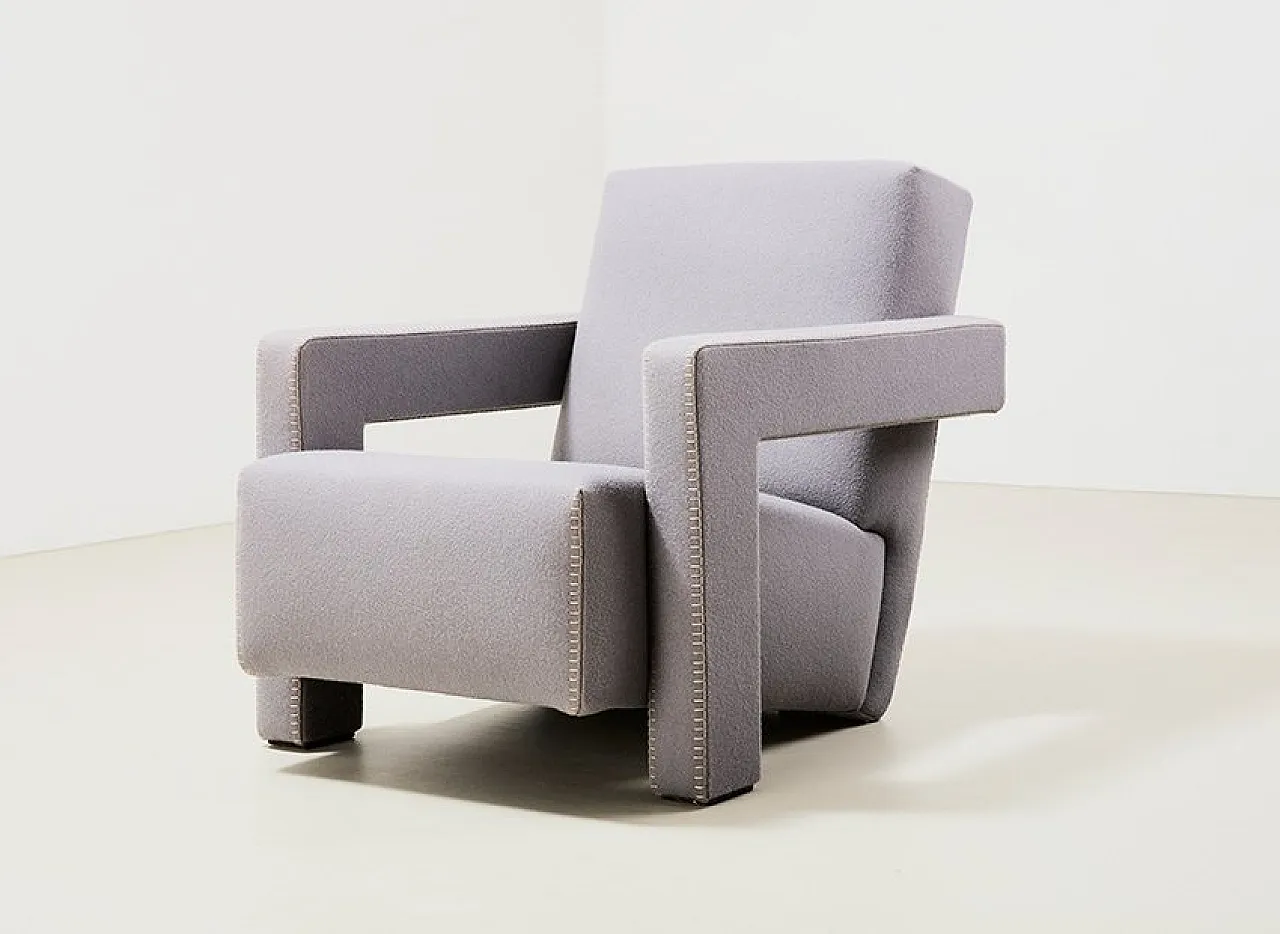 Utrecht armchair in grey wool, 2000 27