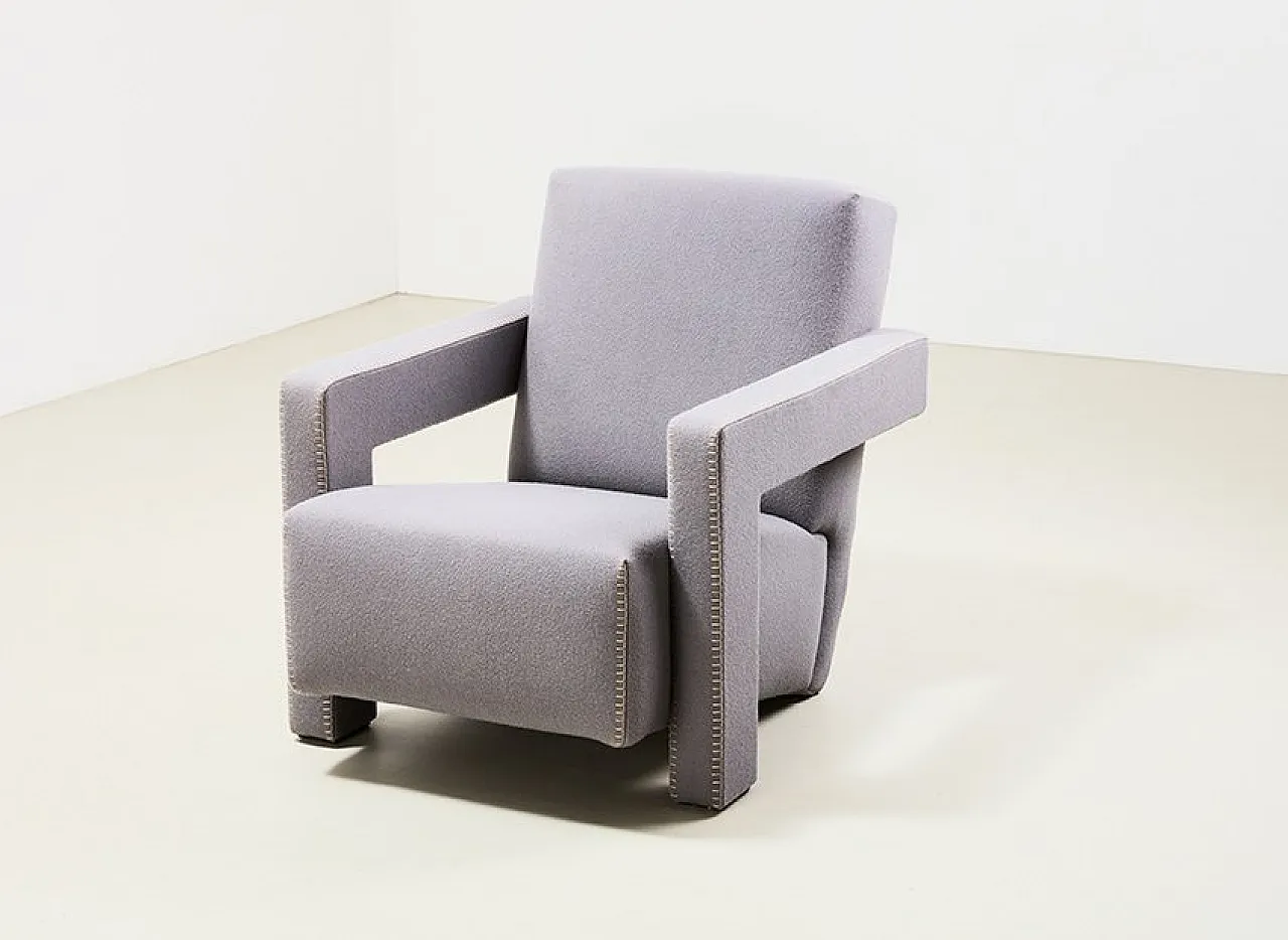 Utrecht armchair in grey wool, 2000 28