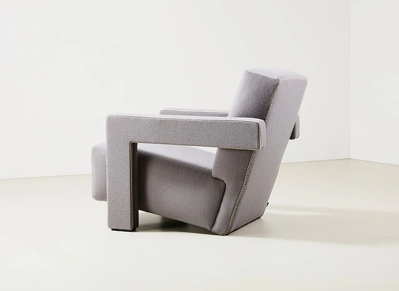 Utrecht armchair in grey wool, 2000 30