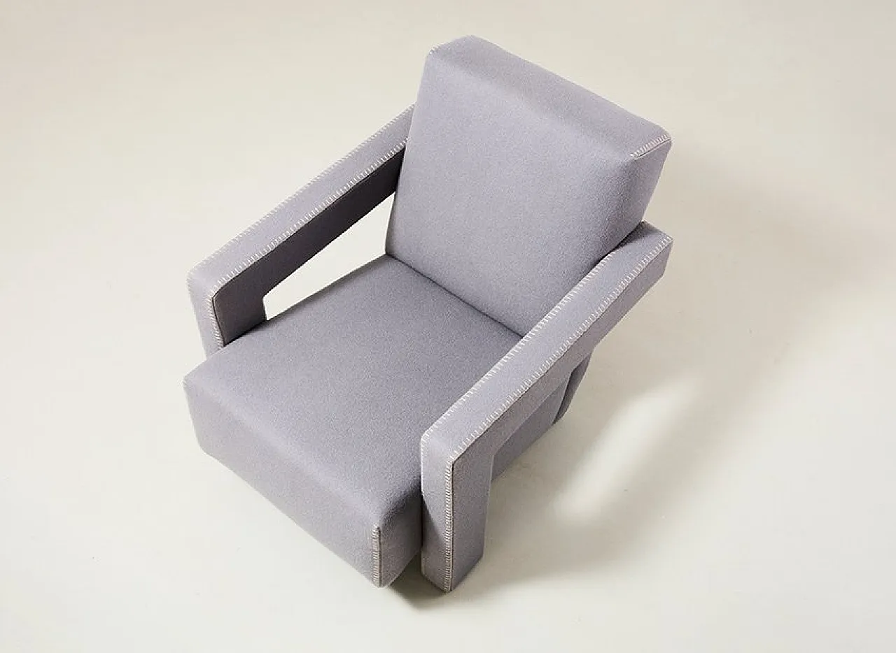 Utrecht armchair in grey wool, 2000 32