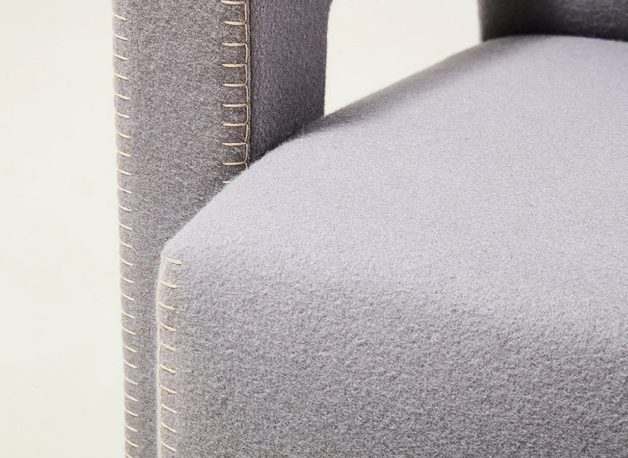 Utrecht armchair in grey wool, 2000 33