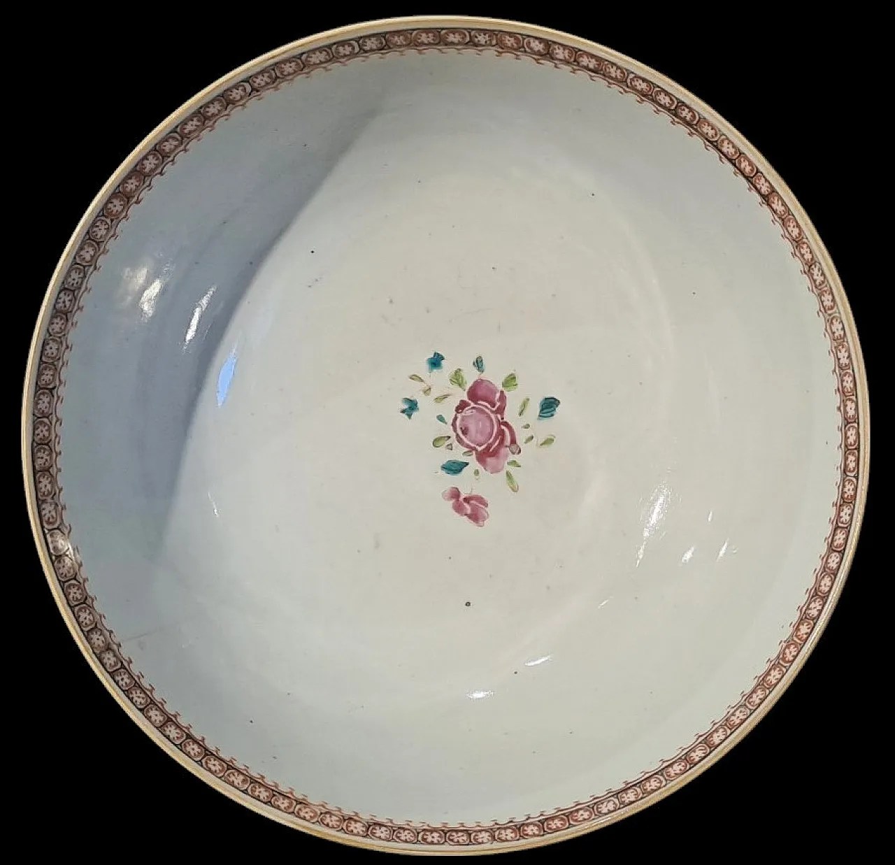 Qianlong Cinese hand painted bowl in porcelain, 18th century 7