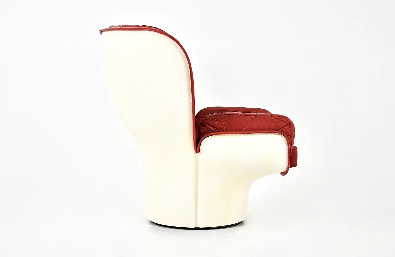 Elda Lounge Chair di Joe Colombo per Comfort, Italia, anni '60 4