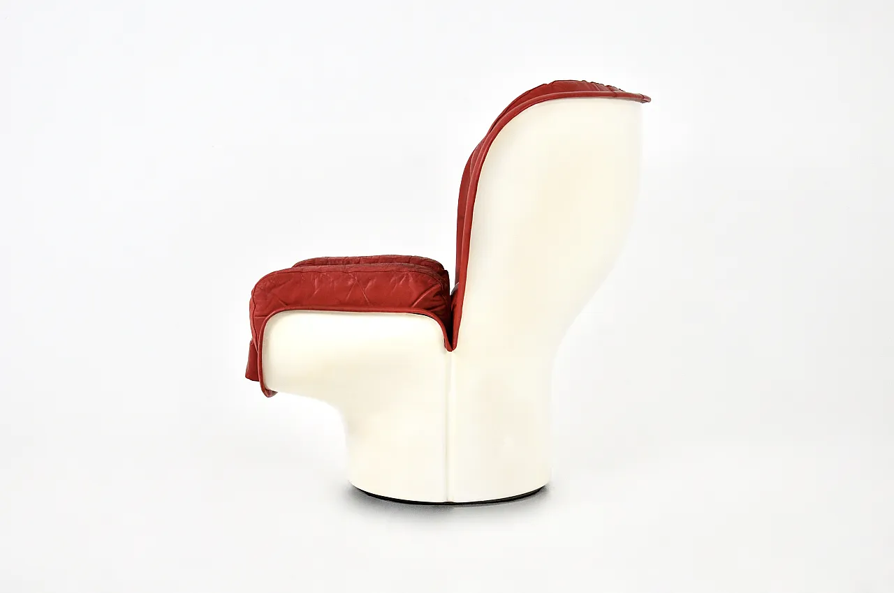 Elda Lounge Chair di Joe Colombo per Comfort, Italia, anni '60 6