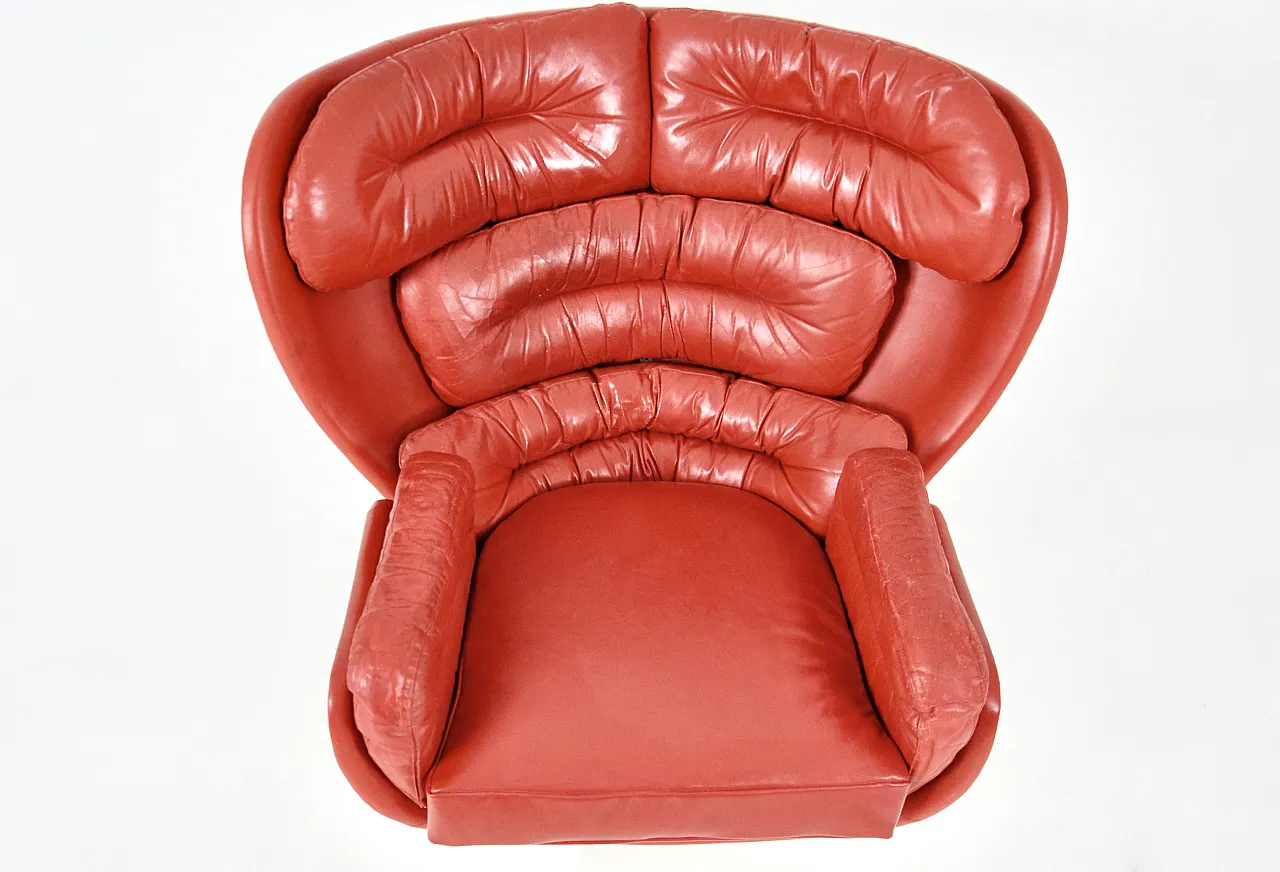 Elda Lounge Chair di Joe Colombo per Comfort, Italia, anni '60 7