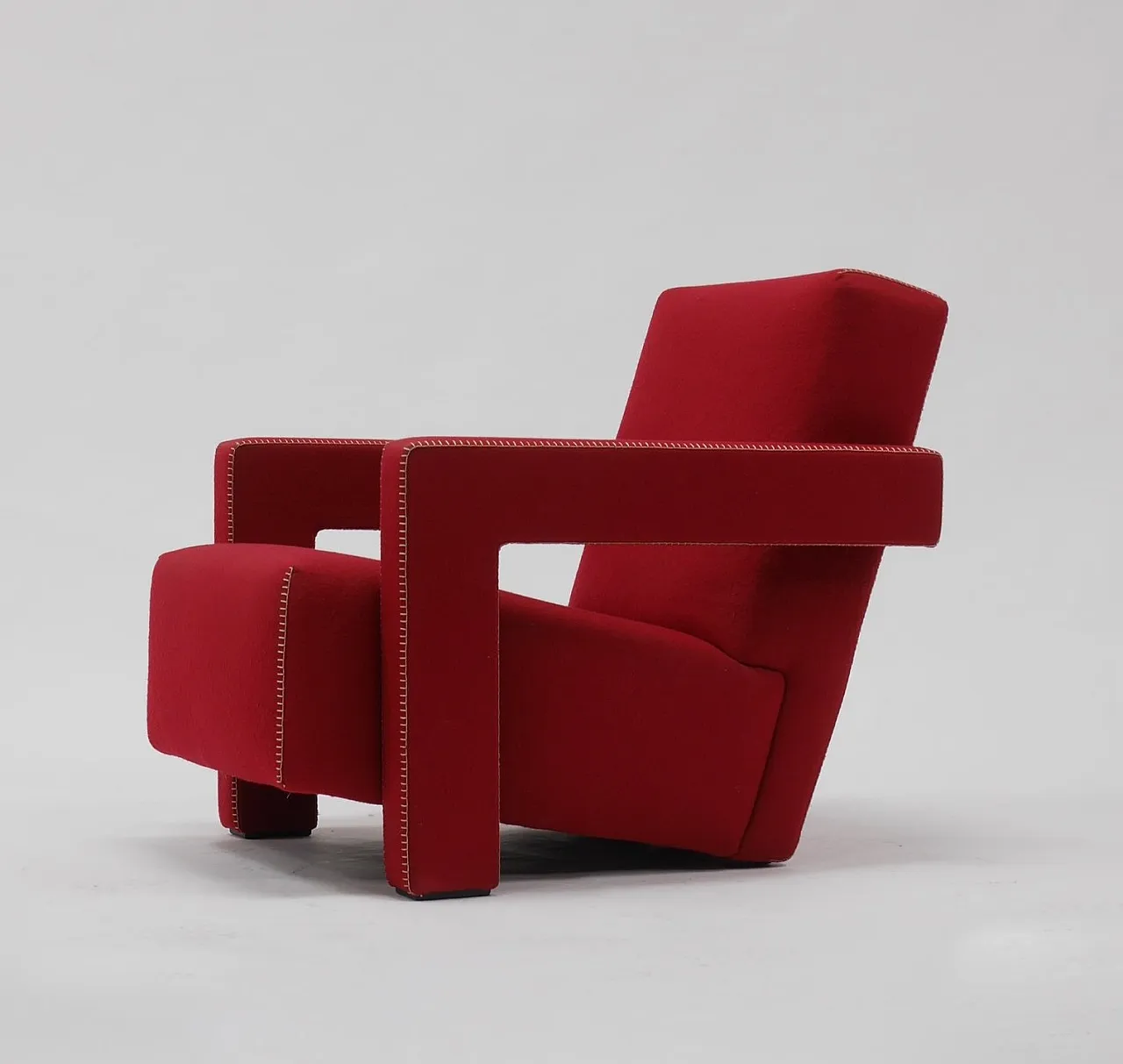 Cassina 637 Utrecht new never used in red wool 2