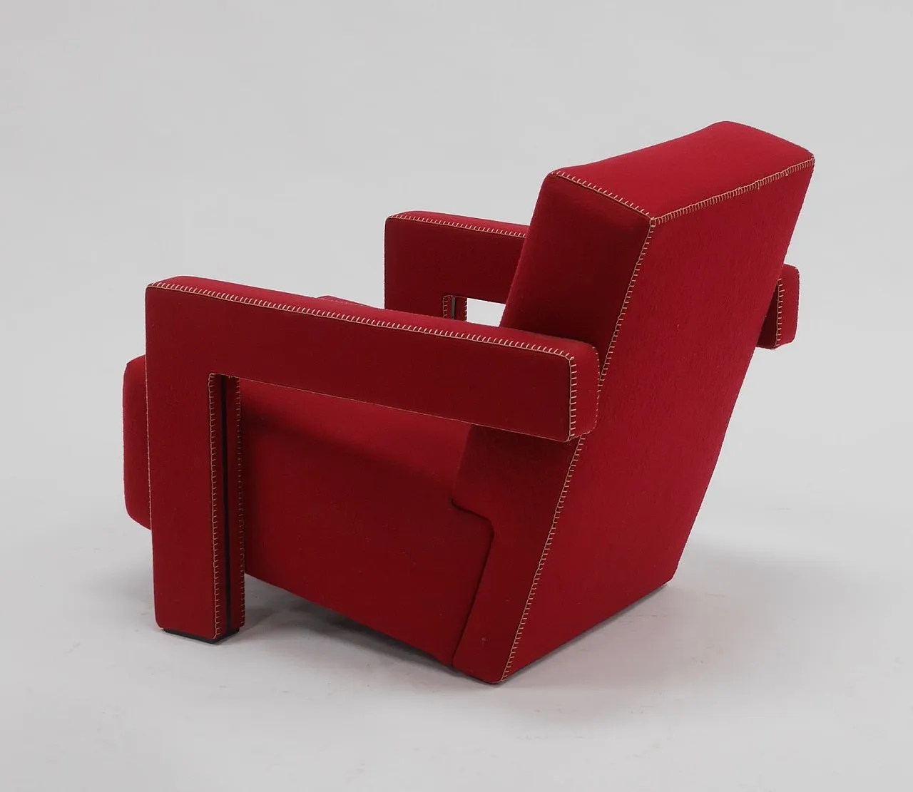 Cassina 637 Utrecht new never used in red wool 4