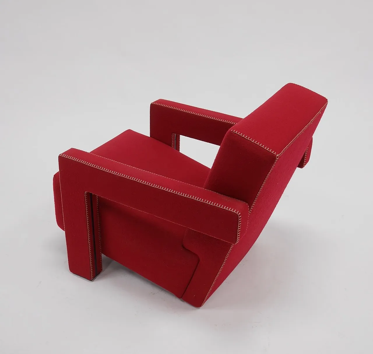 Cassina 637 Utrecht new never used in red wool 5