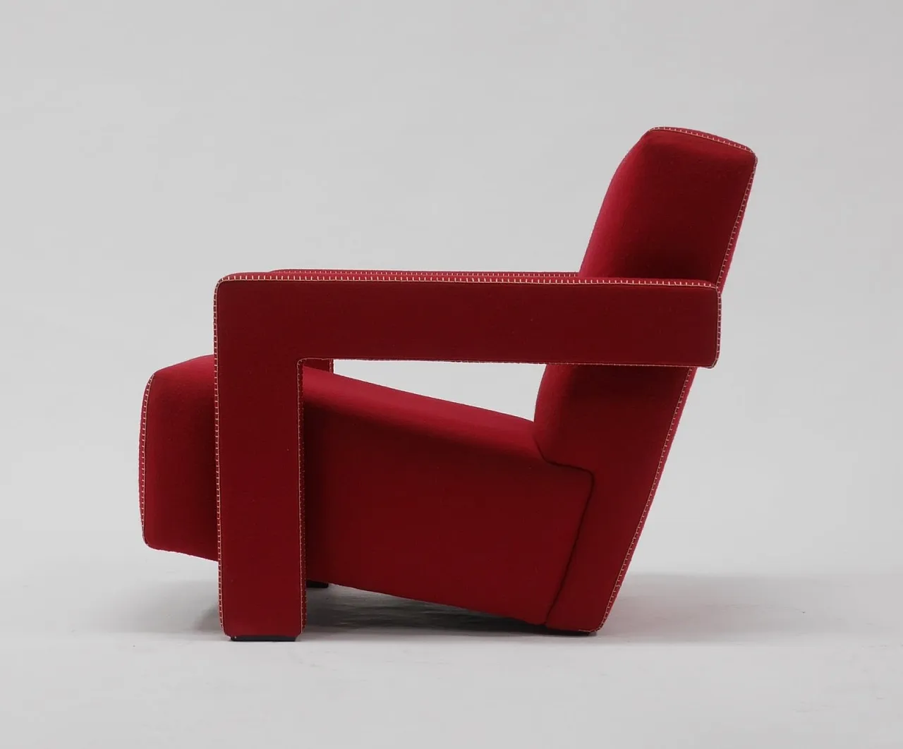 Cassina 637 Utrecht new never used in red wool 6