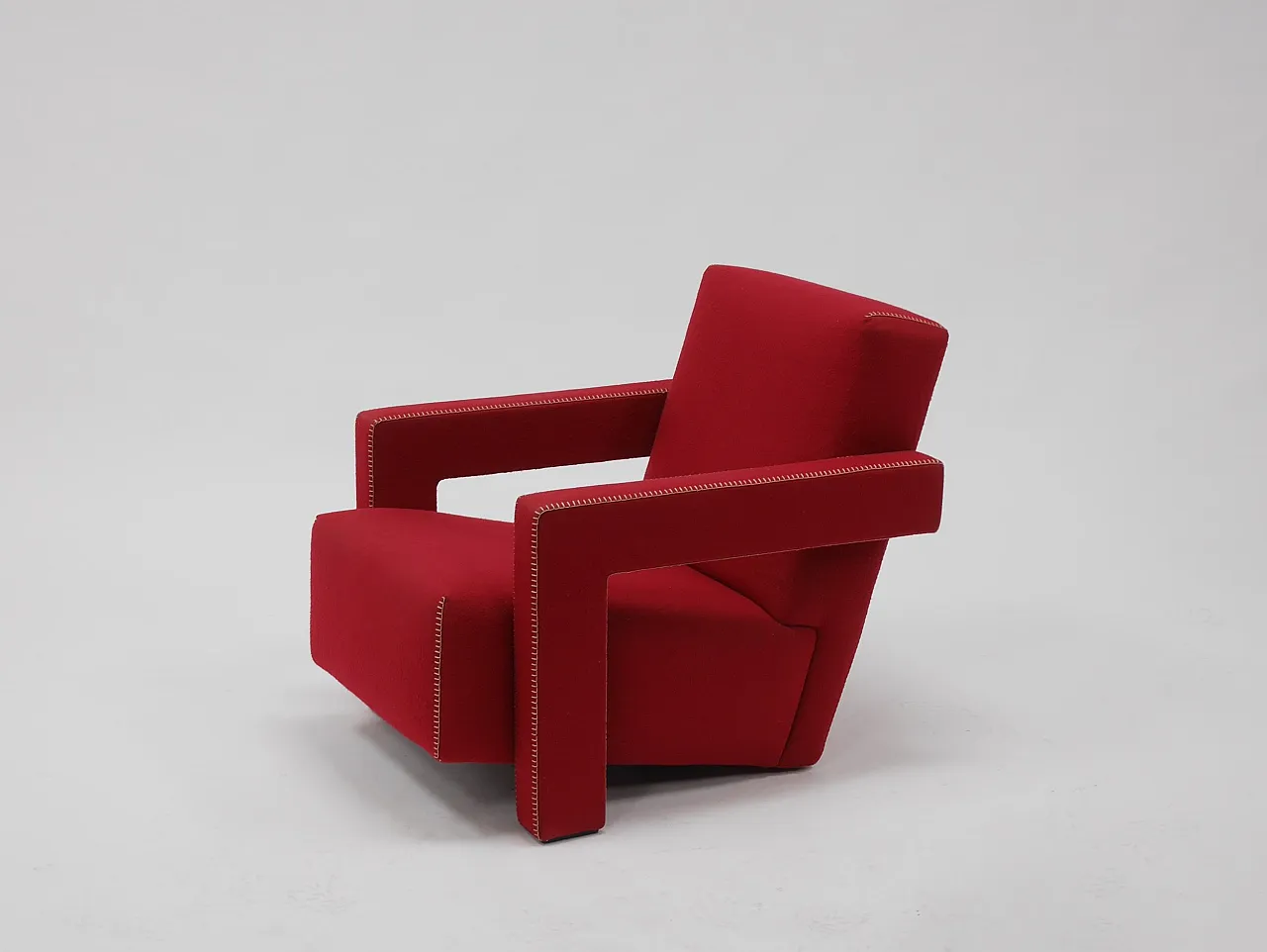 Cassina 637 Utrecht new never used in red wool 12