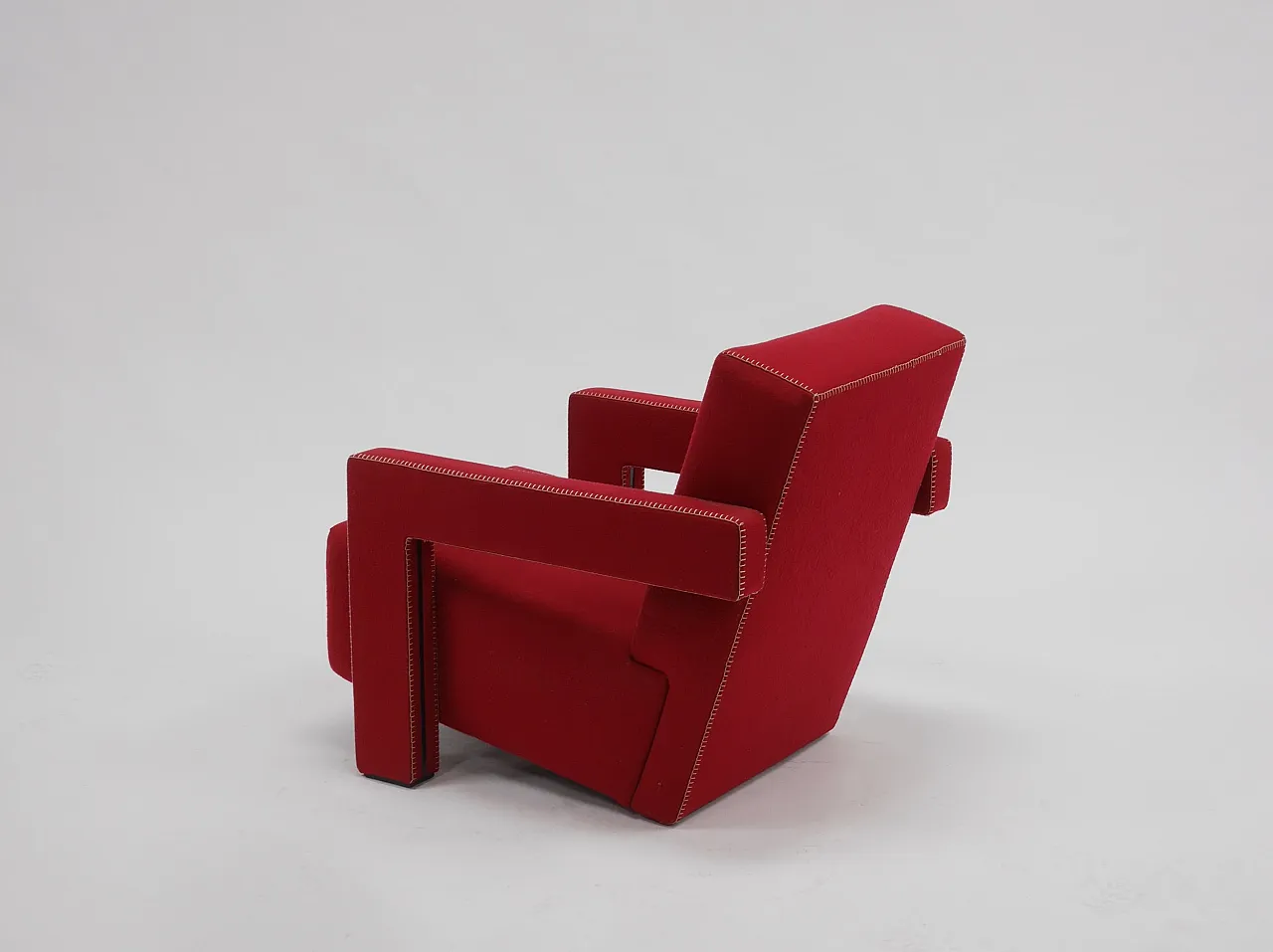 Cassina 637 Utrecht new never used in red wool 16