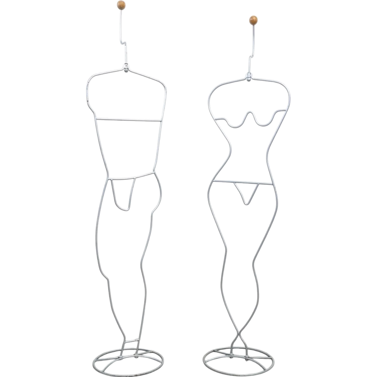 Pair of Häpen coat hangers by Ehlén Johansson for Ikea, 1980s 11