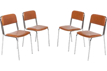 4 Mid-Century modern chairs, 1960s