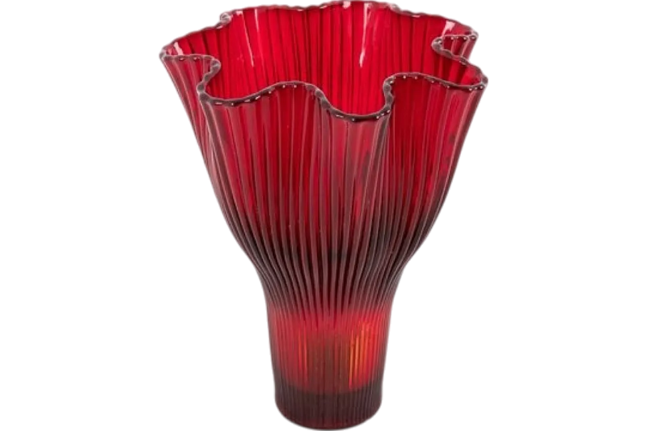 Art Glass vase by Monica Bratt for Reijmyre, 1950s 6