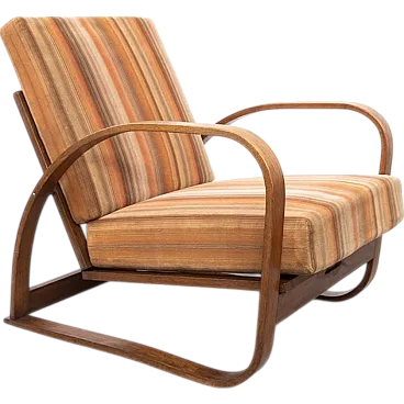 H 70 adjustable lounge chair by Jindrich Halabala for Up Zavody, 1930s