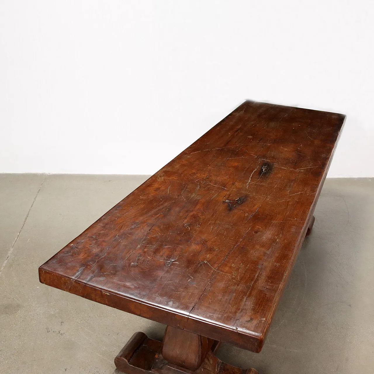 Chestnut table, 20th century 3